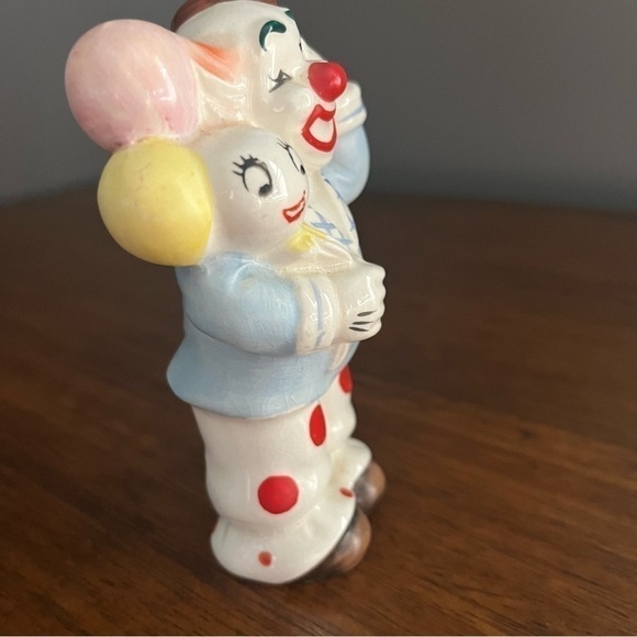 Vintage Porcelain Clown with Smiling Anamorphic Balloons - Marked Japan - Picture 5 of 9